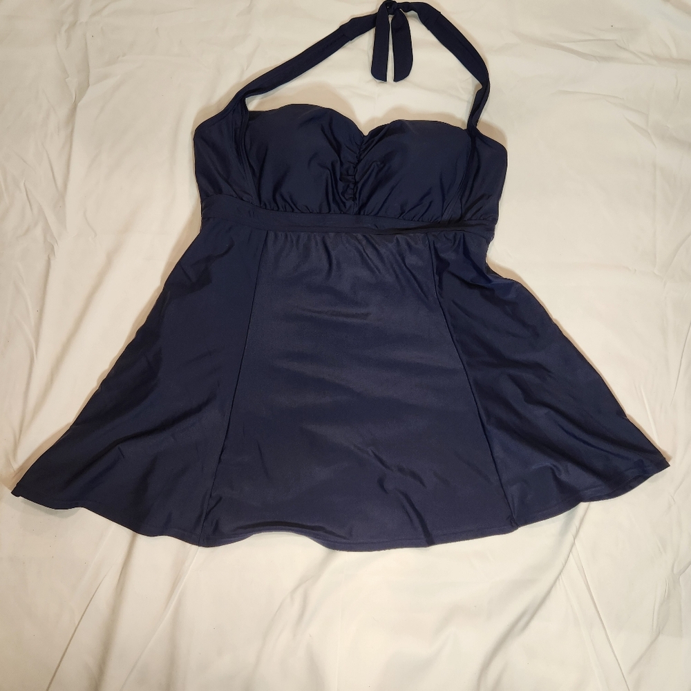 Swimsuits for all Navy swim dress. Size 16 -used